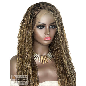 Bohemian Knotless Box Braid Wig