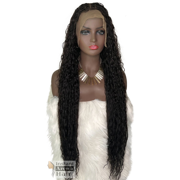 Bohemian Knotless Box Braid Wig