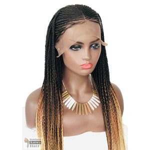 Mid-Part Cornrow Wig (Style 4)