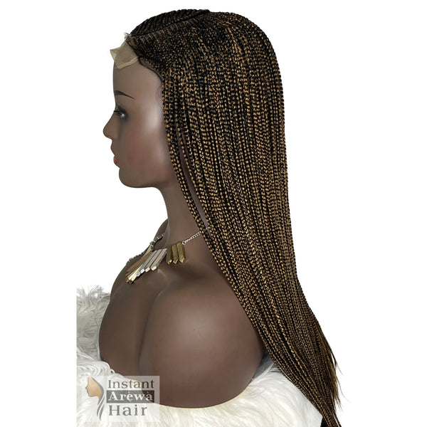 Side-Part Cornrow Wig (Style 3)